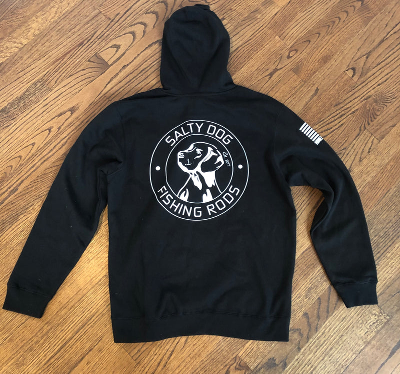 Salty Dog Black Hoodie