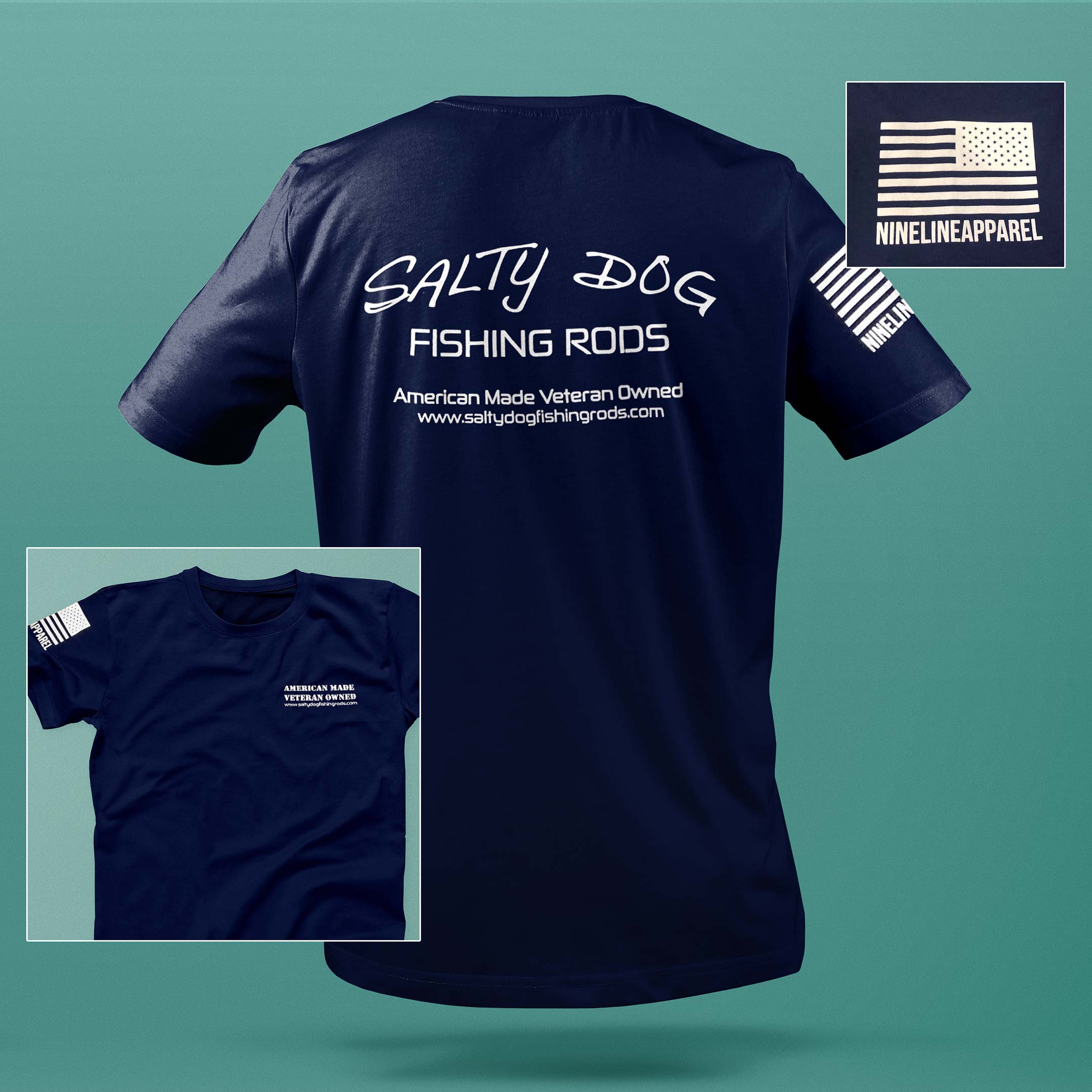 T-shirt Homme Salt Addiction Fishing - Imprimé Dauphin Et Motifs Océan - Coton Blanc - Taille Regular